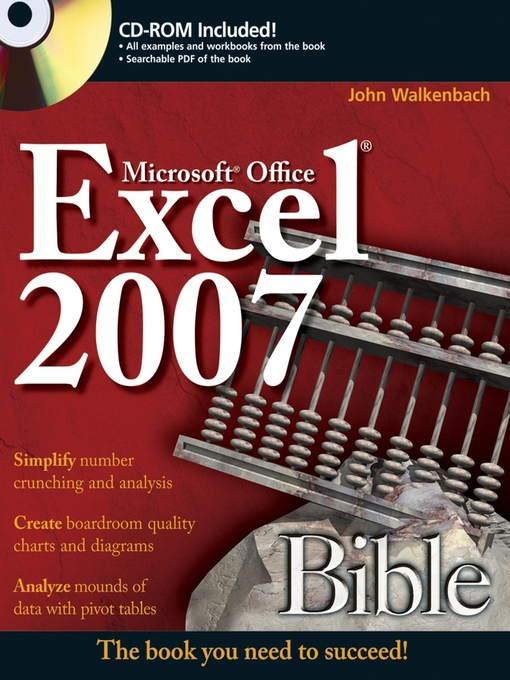Title details for Excel 2007 Bible by John Walkenbach - Available
